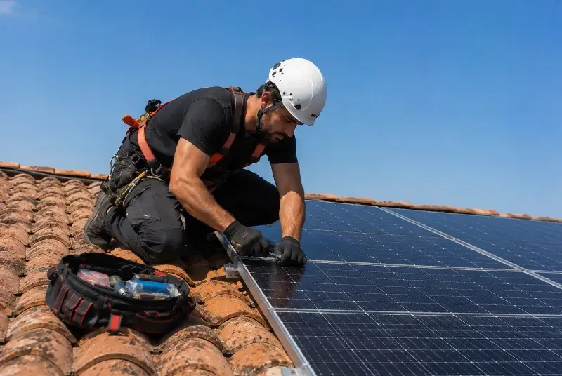 Maintenance et monitoring de panneaux solaires à Murviel-lès-Montpellier